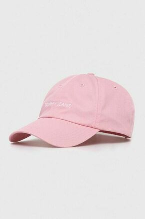 Šilterica Tommy Jeans Tjw Linear Logo Cap AW0AW15845 Ballet Pink THA