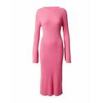 Lindex Pletena haljina 'Ally' tamno roza