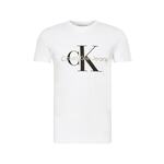 Calvin Klein Jeans Majica kameno siva / crna / bijela