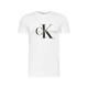 Calvin Klein Jeans Majica kameno siva / crna / bijela