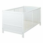 Bijeli dječji krevet s podesivom visinom 70x140 cm Easy Sleep – Roba