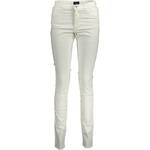 GANT WOMEN'S WHITE TROUSERS kremasta