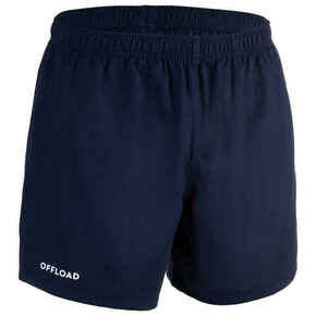Kratke hlače za ragbi s džepovima R100 za odrasle plave