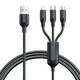 Kabel USB Multi-Use Joyroom S-1T3066A15 3w1 / 3,5A / 66W / 1,2m (crni)