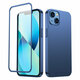 Joyroom 360 Full Case maskica za iPhone 13 + zaštitno staklo od kaljenog stakla: plava