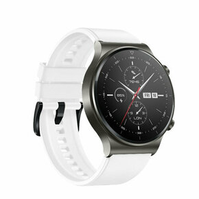Strap One silikonski remen za Huawei Watch GT 3 42mm / GT 2 42mm / GT 42mm: bijeli