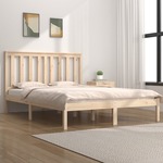 Okvir za krevet od masivne borovine 135 x 190 cm 4FT6 bračni