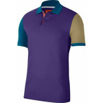Muški teniski polo Nike Polo Slim-Fit SS - court purple /green abyss/parachute beige