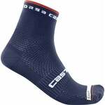 Castelli Rosso Corsa Pro 9 Sock Belgian Blue 2XL Biciklistički čarape