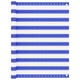 vidaXL Balkonski zastor plavo-bijeli 120 x 400 cm HDPE