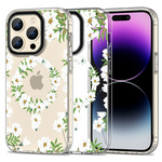 Tech-Protect MagMood MagSafe Apple iPhone 15 Pro Max White Daisy
