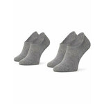 Set od 2 para unisex niskih čarapa Tommy Hilfiger 382024001 Middle Grey Melange 758