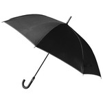 Kišobran automatik s gumiranom ručkom - razne kombinacije boja - Crno-sivi