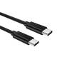 USB-C na USB-C kabel Choetech CC0003, 3A, 2m (crni)