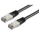 NaviaTec Cat5e SFTP Patch Cable 1m black NVT-CAT5E-S010