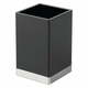 Crna kutija za odlaganje iDesign Clarity, 6 x 6 cm