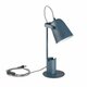 KANLUX 36282 | Raibo Kanlux stolna svjetiljka okrugli sa prekidačem na kablu elementi koji se mogu okretati 1x E27 plavo