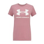 UNDER ARMOUR Tehnička sportska majica 'Live' prljavo roza / bijela