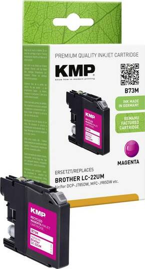 KMP tinta zamijenjen Brother LC-22UM kompatibilan purpurno crven B73M 1536