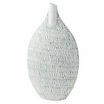 Vase DKD Home Decor White Resin Modern 32 x 13 x 57 cm