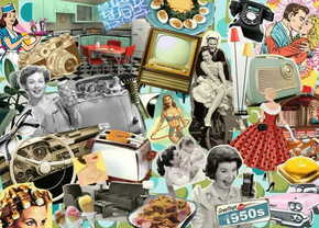 Puzzles 1000 elements The 50s