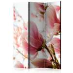 Paravan u 3 dijela - Pink magnolia [Room Dividers] 135x172