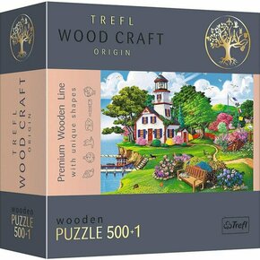 Wood Craft: Puzzle ljetna luka 500 + 1kom - Trefl