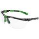 Univet 5X1 5X1-03-00 zaštitne radne naočale uklj. zaštita protiv zamagljivanja, uklj. uv zaštita crna, zelena DIN EN 166