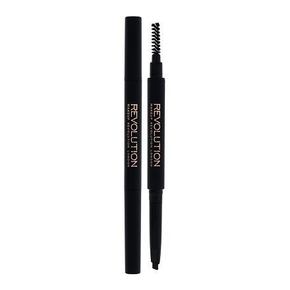 Makeup Revolution London Duo Brow Definer olovka za obrve s kistom 0