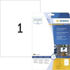 Herma 9500 etikete 210 x 297 mm polietilen film bijela 10 St. trajno univerzalne naljepnice
