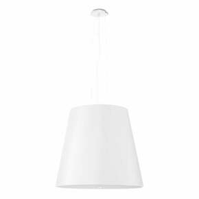 Bijelo viseće svjetlo sa staklenim sjenilom ø 50 cm Tresco - Nice Lamps
