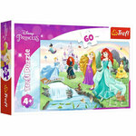 Disney Princeze: Susret princeza puzzle 60kom - Trefl