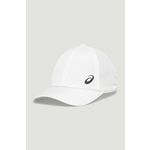 Kapa Asics boja: bijela - bijela. Kapa s šiltom u stilu baseball iz kolekcije Asics. Model izrađen od glatke tkanine.