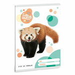Ars Una: Slatka crvena panda uzorak bilježnice sa linijama A/5 21-32