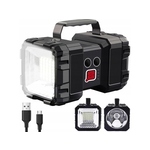 Dexxer ACA. Pravokutna punjenja LED ručna svjetiljka + USB PowerBank 10ah