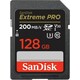 Extreme Pro SDXC 128GB 200/90 MB/s V30 UHS-I U
