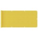 vidaXL Balkonski zastor žuti 75 x 400 cm HDPE