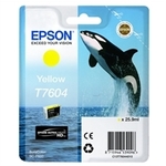 Epson T7604 tinta, žuta (yellow), 25.9ml