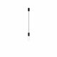 NOWODVORSKI 7865 | Cylinder-NW Nowodvorski visilice svjetiljka šipka 1x GU10 crno, prozirno