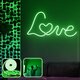 Opviq Dekorativna zidna led rasvjeta Love in Love - Large - Green