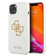 Guess GUHCP13SLS4GGWH Apple iPhone 13 mini white hard case Silicone 4G Logo