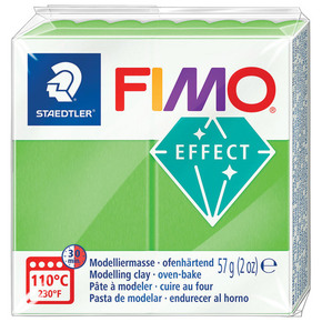 Masa za modeliranje 57g Fimo Effect Neon Staedtler 8010-501 neon zelena