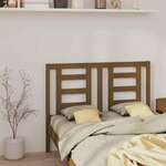 vidaXL Uzglavlje za krevet boja meda 126 x 4 x 100 cm masivna borovina