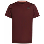 Majica za dječake Adidas Club Tee B - shadow red/ acid red