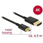 DELOCK HDMI Micro HDMI transformator Crno 4.5m 84785