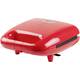 DOMO Snack Party 5in1 toaster za sendviče Cool-Touch kućište, premaz protiv lijepljenja crvena