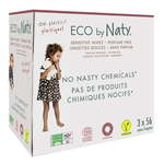 NATY Eco vlažne maramice bez mirisa, za osjetljivu kožu, 3x 6 komada