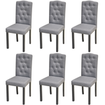 vidaXL Set od 6 blagovaonskih stolica u Chesterfield stilu