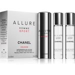 Chanel Allure Homme Sport Cologne EDC (1x punjiva + 2x punjenje) 3 x 20 ml