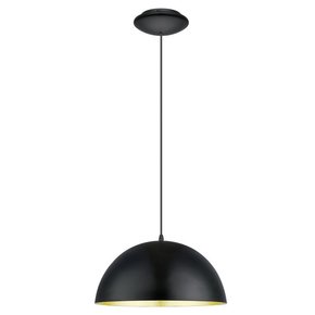 EGLO 94935 | Gaetano-1 Eglo visilice svjetiljka 1x E27 crno